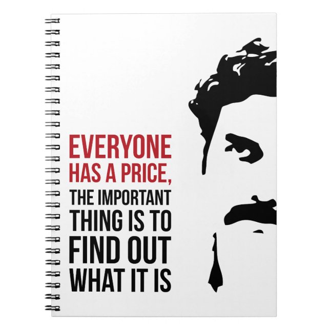 Everyone has a price notebook (Front)