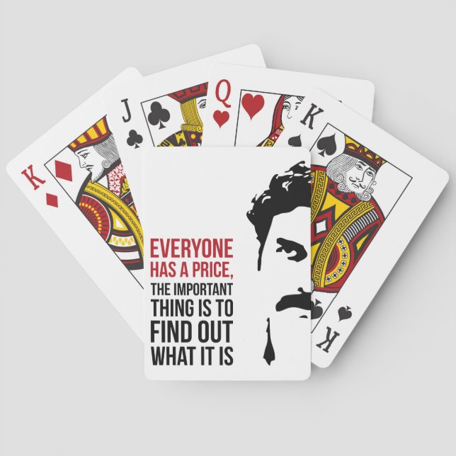 Everyone has a price poker cards (Back)