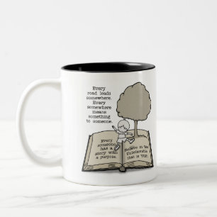 Everyone Has a Story Two-Tone Coffee Mug