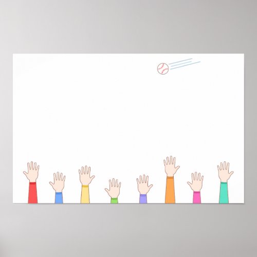 Everyone is aiming for that home run catch. poster