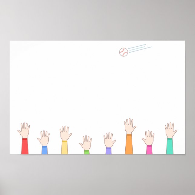 Everyone is aiming for that home run catch. poster (Front)