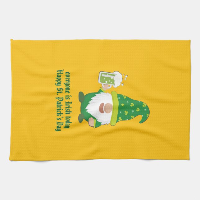 Everyone is Irish Today Kitchen Towel (Horizontal)