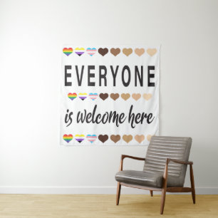 Everyone is welcome here All Are Welcome Here Tapestry