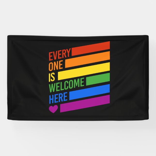 Everyone is Welcome Here Banner (Horizontal)