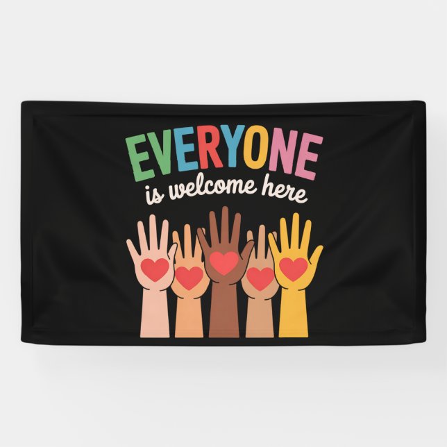 Everyone Is Welcome Here Banner (Horizontal)