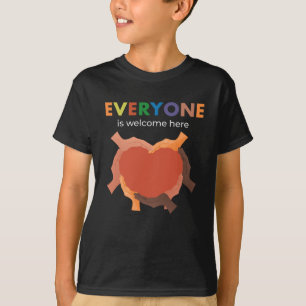 Everyone Is Welcome Here Diversity Inclusion Equal T-Shirt