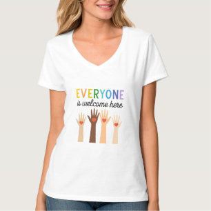 Everyone Is Welcome Here – Diversity & Inclusion  T-Shirt