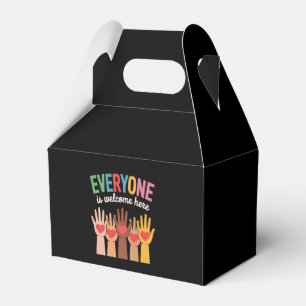 Everyone Is Welcome Here Favor Boxes