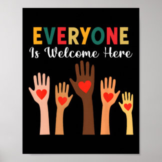 Everyone Is Welcome Here Idaho Teacher 35 Poster