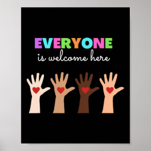 Everyone Is Welcome Here Idaho Teacher 72 Poster
