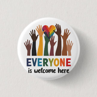 Everyone Is Welcome Here Idaho Teacher Button