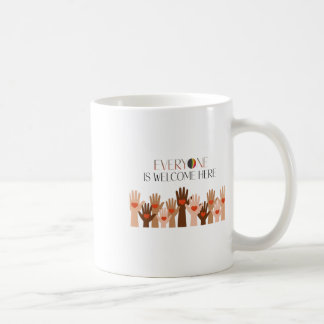 Everyone Is Welcome Here Idaho Teacher Coffee Mug