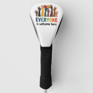 Everyone Is Welcome Here Idaho Teacher Golf Head Cover