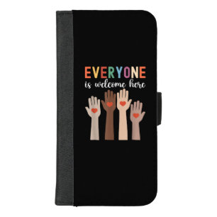 Everyone Is Welcome Here Idaho Teacher iPhone 8/7 Plus Wallet Case