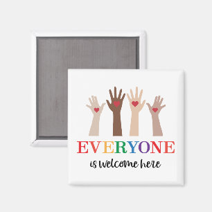 Everyone Is Welcome Here Idaho Teacher Magnet