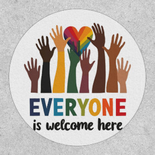Everyone Is Welcome Here Idaho Teacher Patch