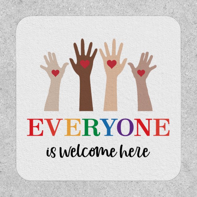 Everyone Is Welcome Here Idaho Teacher Patch (Front)