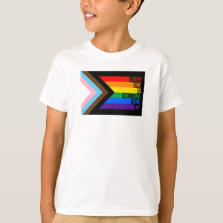 Everyone is Welcome Here (Progress Pride) Flag T-Shirt