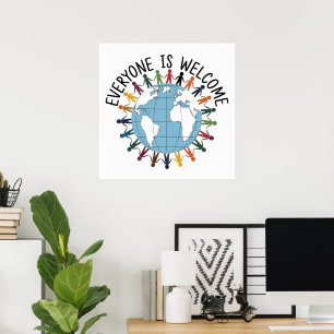 Everyone is welcome  poster