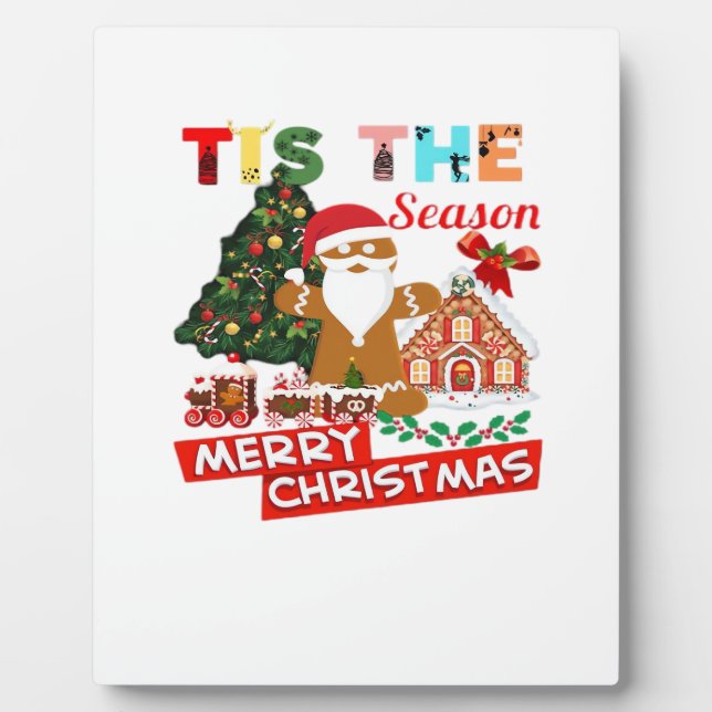 Everyone Loves A At Christmas Christmas Santas Com Plaque (Front)