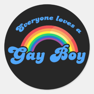Everyone loves a Gay Boy Sticker