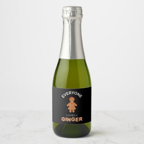 Everyone Loves A Ginger III Sparkling Wine Label