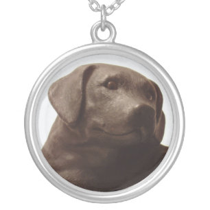 Everyone Loves a Labrador Retriever Silver Plated Necklace