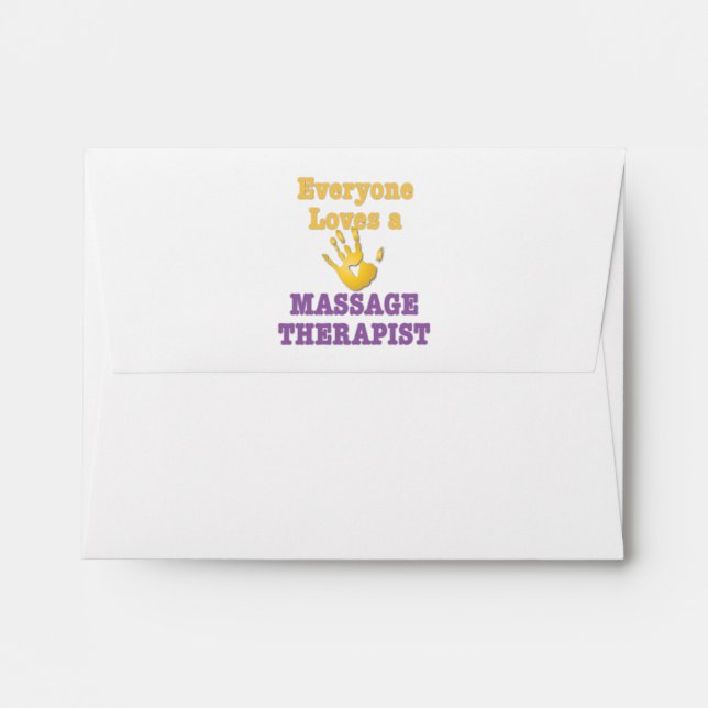 Everyone loves a massage therapist envelope (Back (Top Flap))