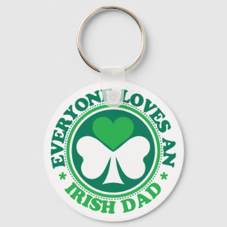 Everyone Loves an Irish Dad Keychain