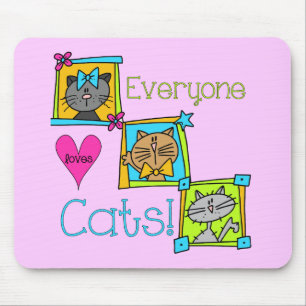 Everyone Loves Cats Mouse Pad