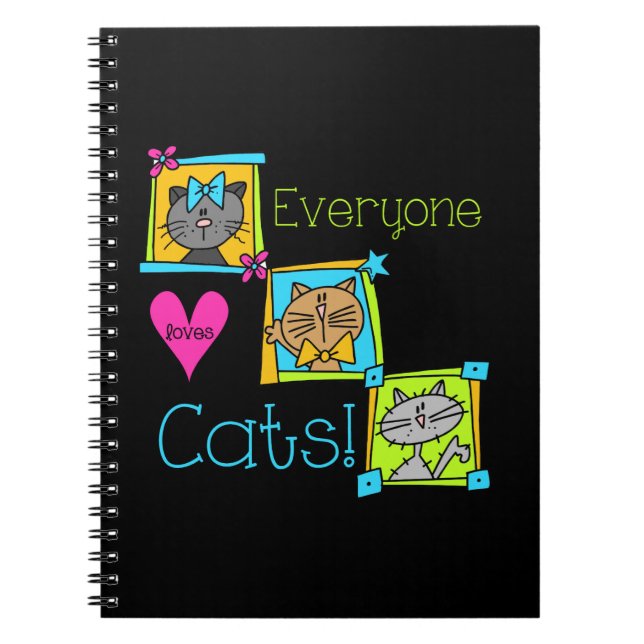 Everyone Loves Cats Notebook (Front)