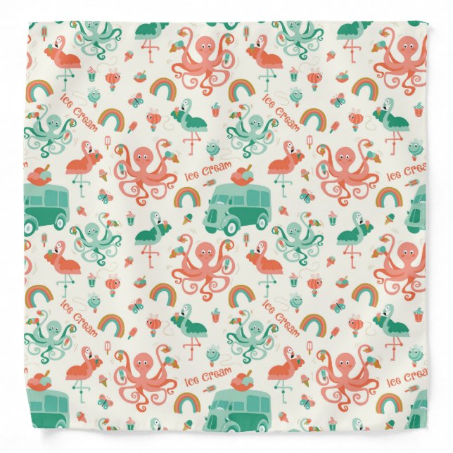 Everyone loves ice cream Bandana (Front)
