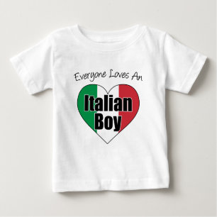 Everyone Loves Italian Boy Baby T-Shirt