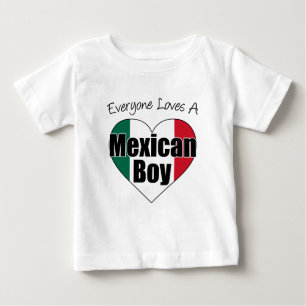 Everyone Loves Mexican Boy Baby T-Shirt