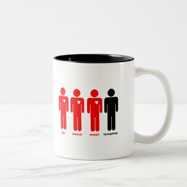 Everyone Loves Two-Tone Coffee Mug (Right)