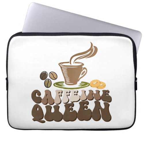 Everyone needs a cup of hot coffee laptop sleeve
