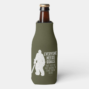 Everyone Needs Goals (Hockey) Bottle Cooler