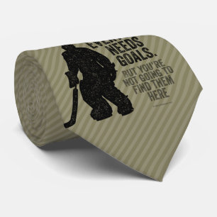Everyone Needs Goals (Hockey) Neck Tie