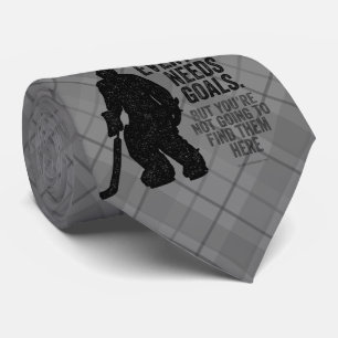 Everyone Needs Goals (Hockey) Neck Tie