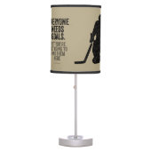 Everyone Needs Goals (Hockey) Table Lamp (Front)