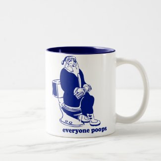 Everyone Poops Two-Tone Coffee Mug