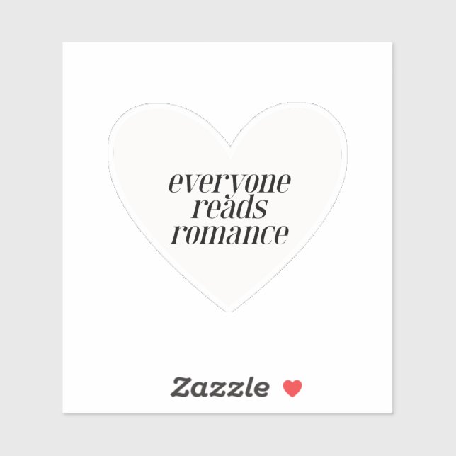 Everyone Reads Romance Sticker (Sheet)