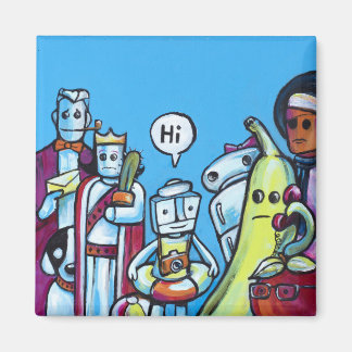 Everyone says "Hi" Magnet