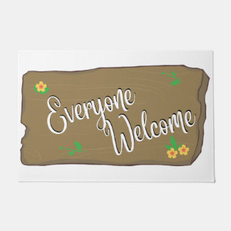 Everyone Welcome Door Mat