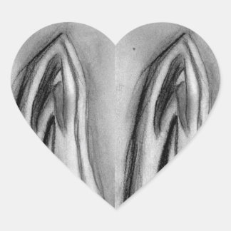 Everyone will love this "A Praying A Prayer" Heart Sticker