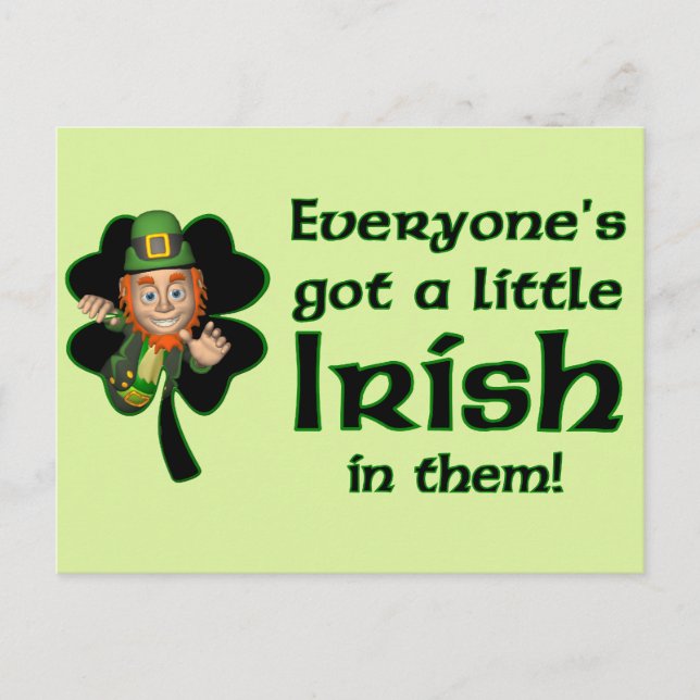 Everyone's got a little Irish Postcard (Front)