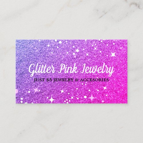 Everything 5 dollar jewelry business card