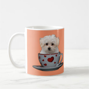 Everything Appears Better With a Cuppa Cute Puppy Coffee Mug