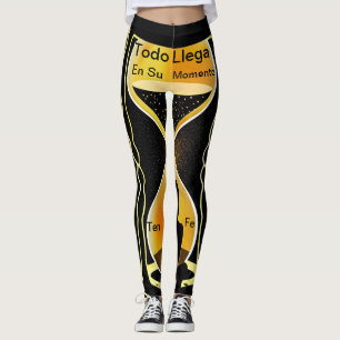 "Everything arrives at its time" – Believe in Timi Leggings
