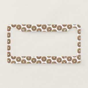 Everything Bagel Bread Baker Foodie Pastry Chef License Plate Frame
